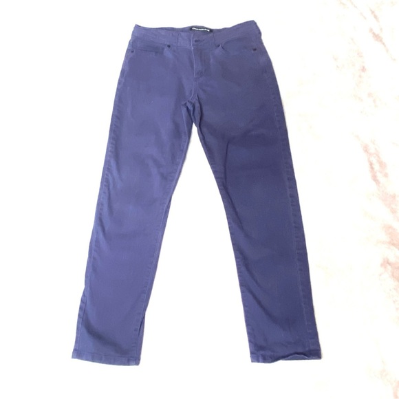 Men’s Calvin Klein Dark Blue Pants Cotton (Not Denim) Size 4 - Pre-Loved - Picture 3 of 10